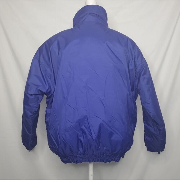 VINTAGE 90s Columbia jacket‎ zip up winter ski snow coat purple blue L - Picture 2 of 11